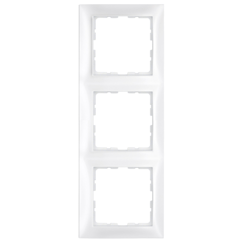 Рамка вертикальная 3-я Berker S.1 полярная белизна