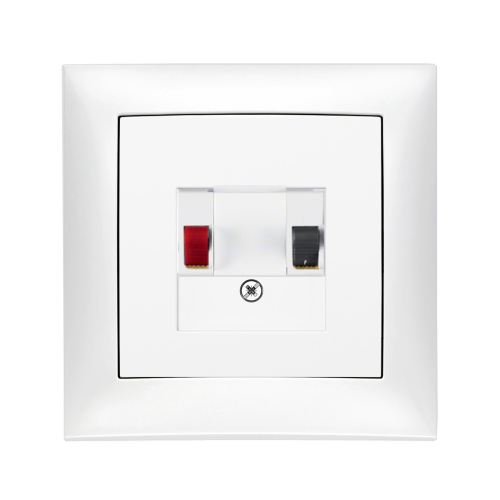 Аудио-розетка Berker S.1 полярная белизна