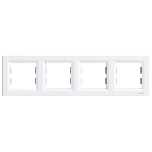 Рамка 4-м, горизонтальна SE Asfora EPH5800421 білий