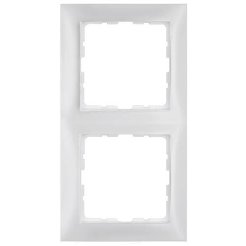 Рамка горизонтальная 2-я Berker S.1 полярная белизна matt