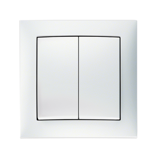 Переключатель проходной 2-кл Berker S.1 полярная белизна matt