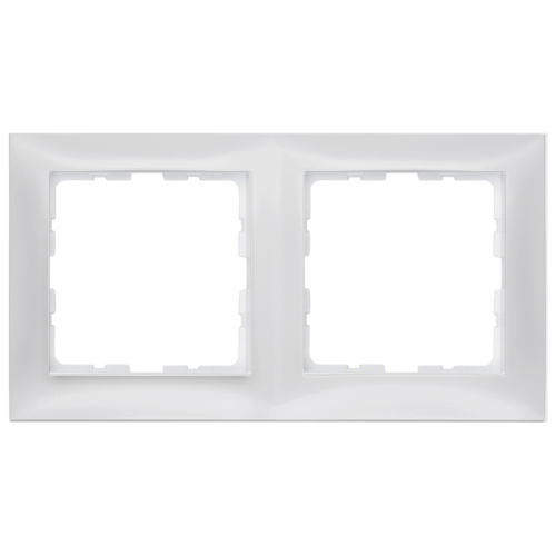 Рамка 2-м, вертикальна Berker S.1 полярна білизна matt