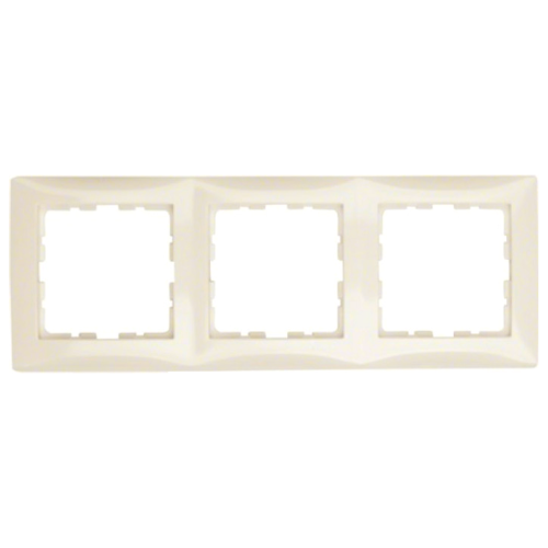 Рамка 3-м, горизонтальна Berker S.1 білий