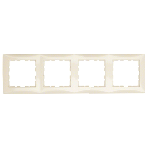 Рамка 4-м, горизонтальна Berker S.1 білий