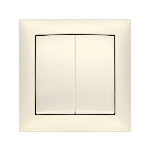 Кнопка 2-кл Berker S.1 белый