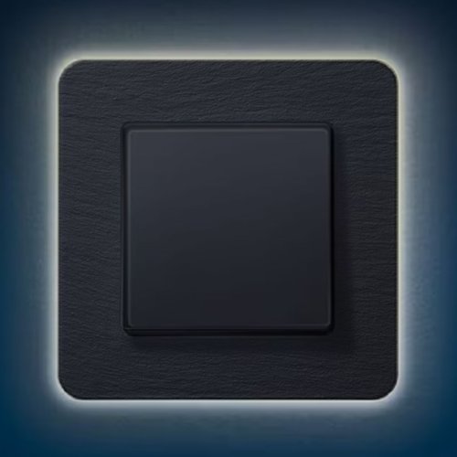 Рамка горизонтальная 1-я с подсветкой Berker Q.7 сланец