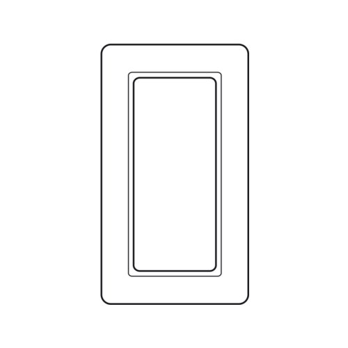 Рамка горизонтальная 1-я с большим отверстием Berker Q.7 алюминий