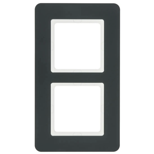 Рамка вертикальна 2-а Berker Q.7 антрацит