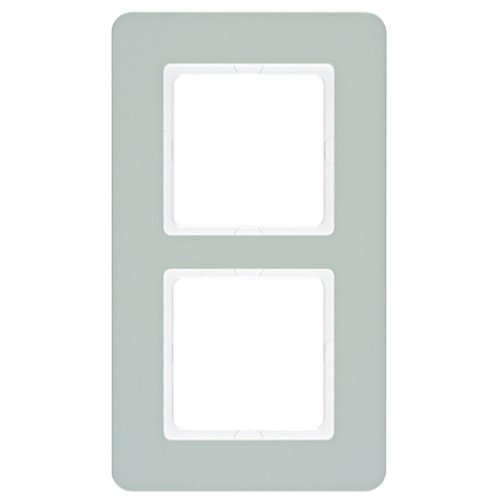 Рамка вертикальная 2-я Berker Q.7 зеленый базальт