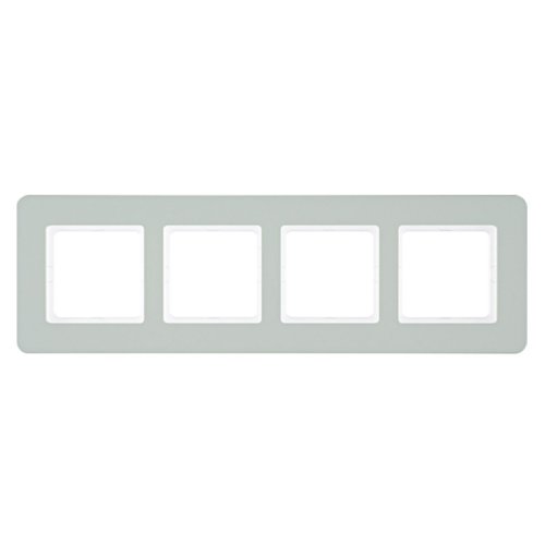 Рамка горизонтальная 4-я Berker Q.7 зеленый базальт