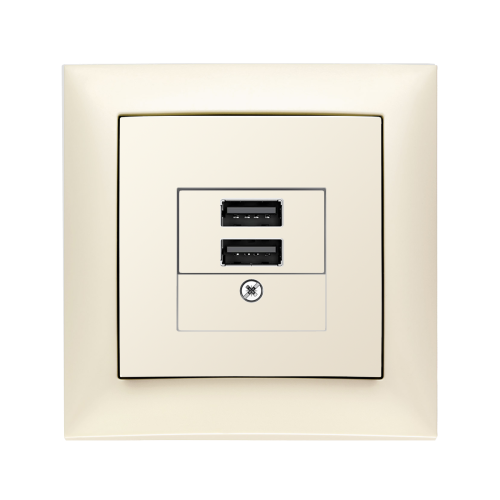 Розетка USB Berker S.1 белый