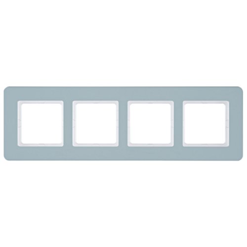 Рамка горизонтальна 4-м Berker Q.7 синя галька