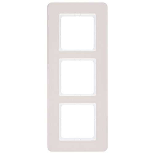 Рамка вертикальна 3-м Berker Q.7 рожевий кварц