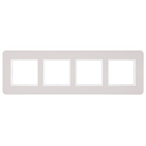 Рамка горизонтальная 4-я Berker Q.7 розовый кварц