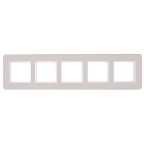 Рамка горизонтальна 5-м Berker Q.7 рожевий кварц