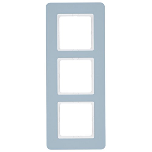 Рамка вертикальна 3-м Berker Q.7 синій кремінь