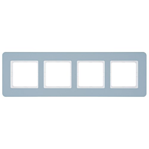 Рамка горизонтальна 4-м Berker Q.7 синій кремінь