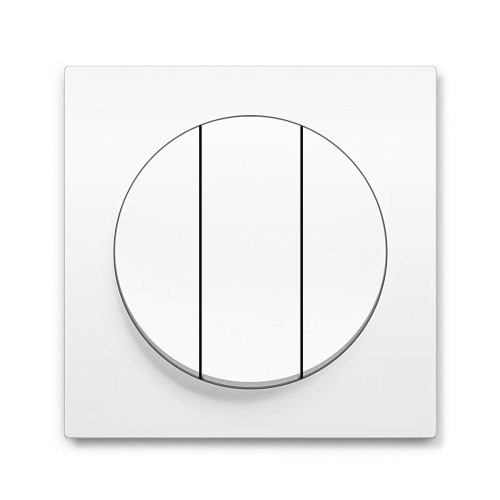 Вимикач 3-кл Berker R.3 полярна білизна