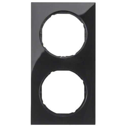 Рамка вертикальная 2-я Berker R.3 чёрный