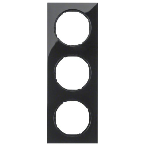 Рамка вертикальная 3-я Berker R.3 чёрный