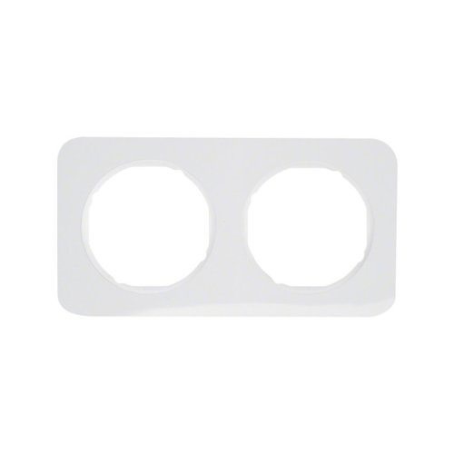 Рамка горизонтальная 2-я Berker R.1 полярная белизна