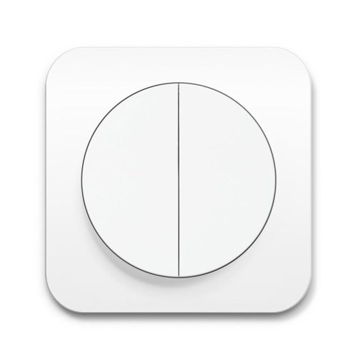 Перемикач прохідний 2-кл Berker R.1 полярна білизна