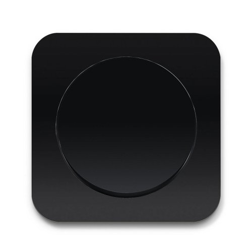 Вимикач 1-кл Berker R.1 чорний