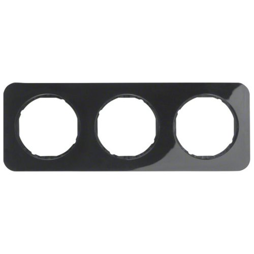 Рамка горизонтальная 3-я Berker R.1 чёрный