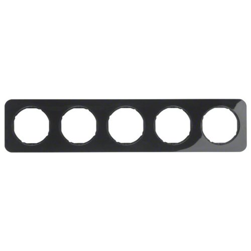 Рамка горизонтальная 5-я Berker R.1 чёрный