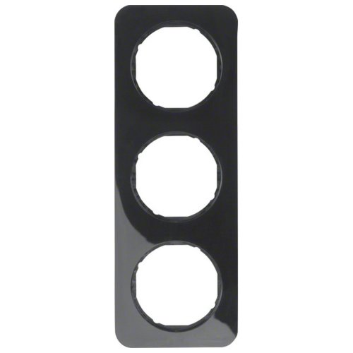 Рамка вертикальная 3-я Berker R.1 чёрный