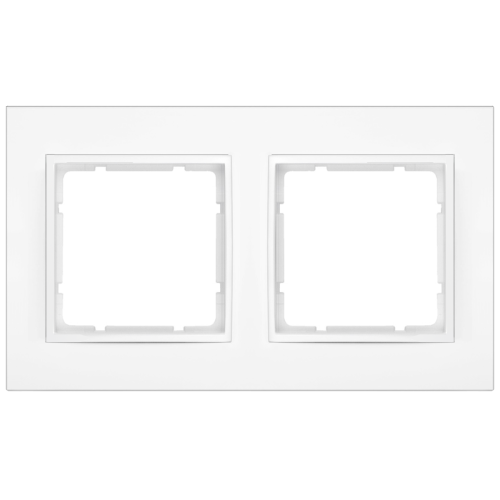 Рамка горизонтальна 2-м Berker B.7 полярна білизна