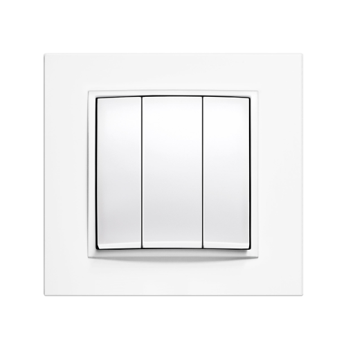 Выключатель 3-кл Berker B.7 полярная белизна