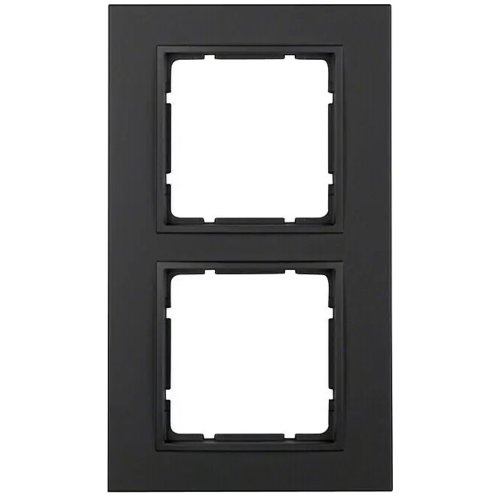 Рамка вертикальная 2-я Berker B.7 антрацит