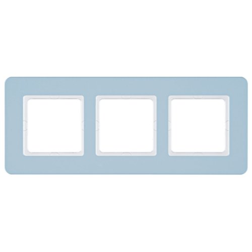 Рамка горизонтальна 3-м Berker Q.7 місячний камінь