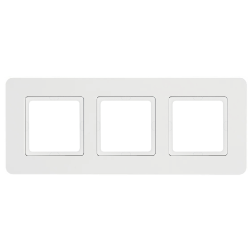 Рамка горизонтальная 3-я Berker Q.7 полярная белизна