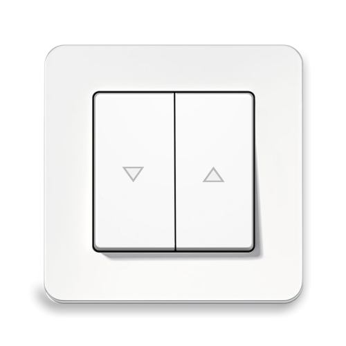 Вимикач 2-кл для жалюзі Berker Q.7 полярна білизна