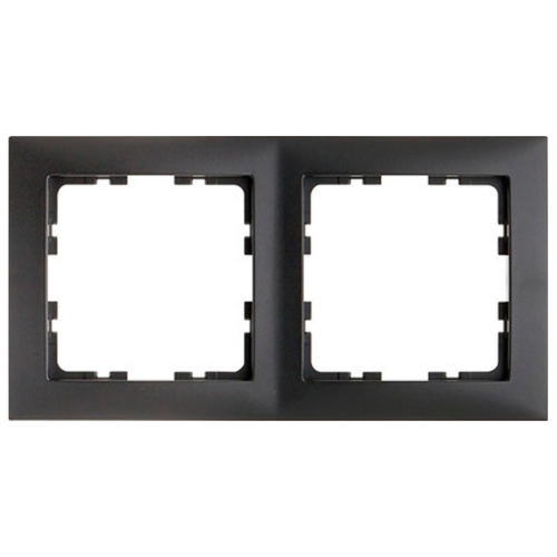 Рамка 2-м, горизонтальна Berker S.1 антрацит