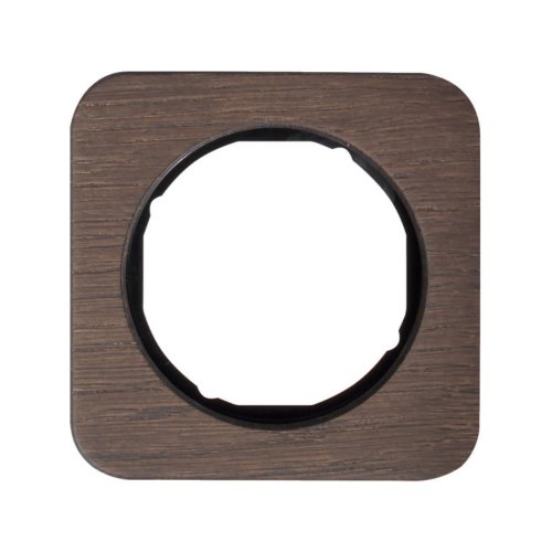 Рамка горизонтальна 1-м Berker R.1 дерево дуб / чорний