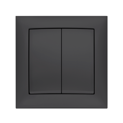 Переключатель проходной 2-кл Berker S.1 антрацит