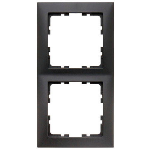 Рамка вертикальная 2-я Berker S.1 антрацит