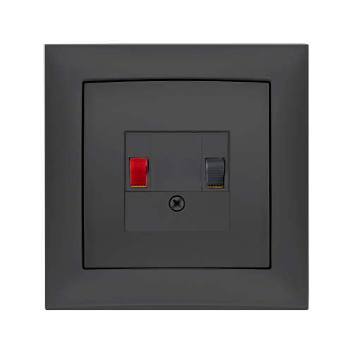 Аудіорозетка Berker S.1 антрацит