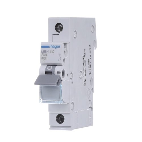 Автоматический выключатель 1P 10А, B, 6kA, MBN110 Hager