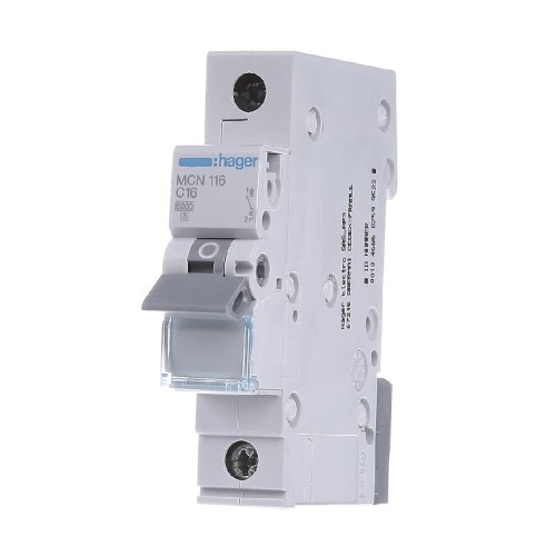 Автоматичний вимикач 1P 16А, C, 6kA,  MCN116 Hager