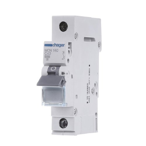 Автоматический выключатель 1P 40А, C, 6kA, MCN140 Hager
