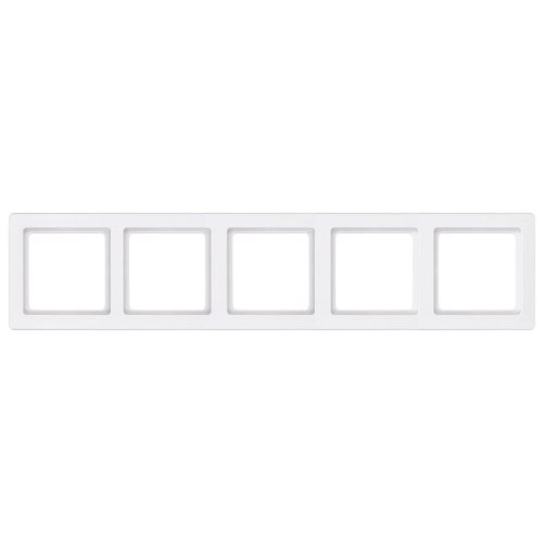 Рамка горизонтальная 5-я Berker Q.1 полярная белизна