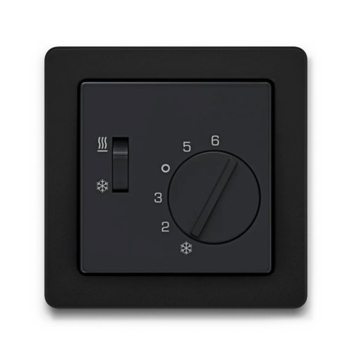 Терморегулятор для теплої підлоги Berker Q.1 антрацит