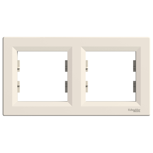 Рамка 2-м, горизонтальна SE Asfora EPH5800223 крем