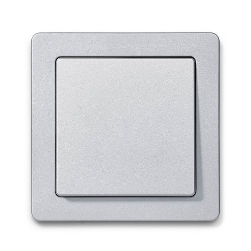 Кнопка 1-кл Berker Q.1 алюміній