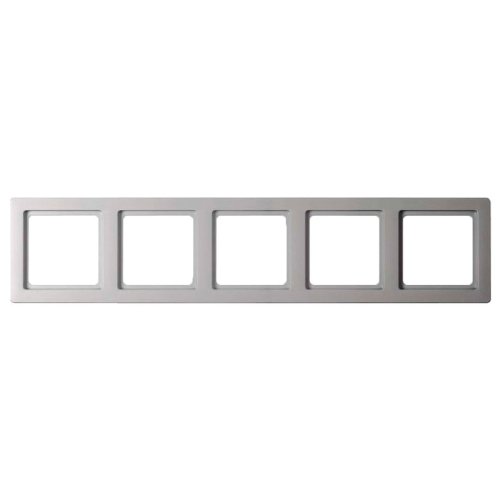 Рамка горизонтальна 5-м Berker Q.1 алюміній