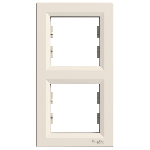 Рамка 2-м, вертикальная SE Asfora EPH5810223 крем